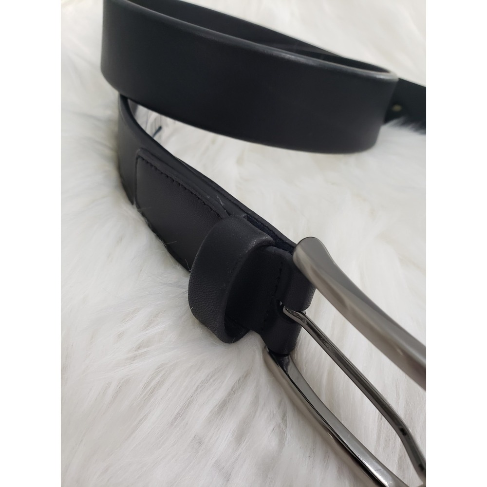 Perry Ellis Men's Size 30 Black Leather‎ Belt